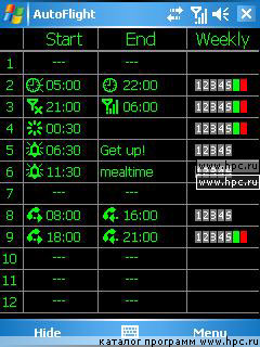 Autoflight 5.3.0 для Pocket PC и WM - описание, 