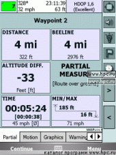MASPware GPSmeter Professional Edition 4.10.3 для Pocket PC и WM - описание, 