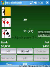 ISS BlackJack 3.5.0 для Pocket PC и WM - описание, 