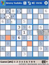 Jimmy Sudoku 3.1.1 для Pocket PC и WM - описание, 