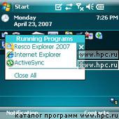 Resco Explorer 2008 7.01 Pocket Pc для Pocket PC и WM - описание, 